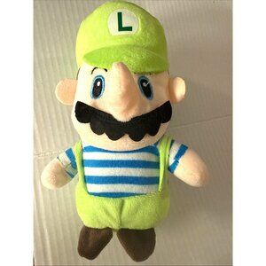 Super Mario Bros. Luigi 8” Plush Nintendo Kart 64 Green Smash Suction Cup Hang